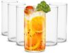 LUXU Thin Highball Glasses Set, 19 Oz