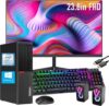 Intel ThinkCentre M920s Desktop With Monitor