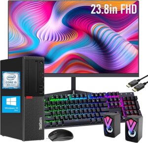 Intel ThinkCentre M920s Desktop With Monitor