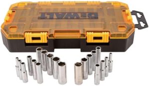 DEWALT Tool Kit DWMT73811 1/4'' Drive Deep Socket Set