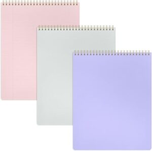 PAPERAGE Top Bound Spiral Notebook, 3 Pack