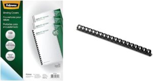 Fellowes Transparent PVC Binding Covers and Combs