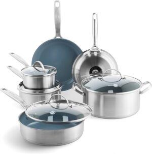 GreenPan Treviso 10 Piece Cookware Set