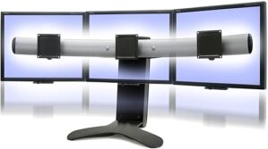 Ergotron Triple Display Stand - Black