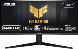 ASUS TUF 34 Inch Curved Gaming Monitor