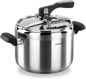 korkmaz Turbo 7 Quart Stainless Steel Pressure Cooker