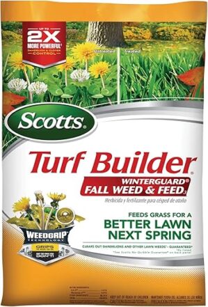 Scotts Turf Builder WinterGuard Weed & Feed3, 4,000 Sq. Ft