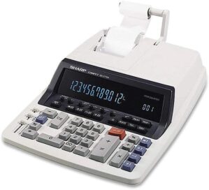 Sharp Two-Color Printing Calculator, 12-Digit (QS-2770H)
