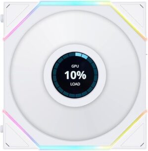 Lian Li Uni Fan TL LCD Series Reverse Blade 120mm White