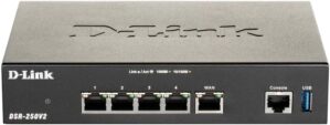 D-Link Unified VPN Router, 4 Port Gigabit (DSR-250V2)