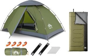 Night Cat Upgraded Backpacking Tent Camping Combo