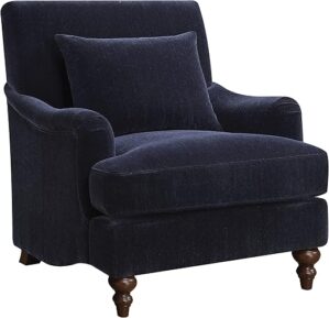 Coaster Home Furnishings Upholstered Accent Chair, Midnight Blue 902899