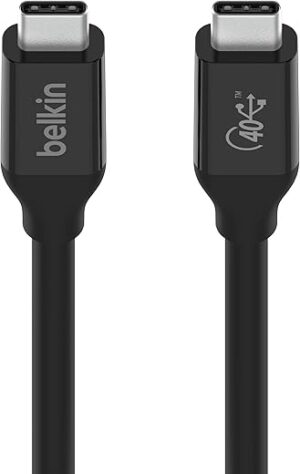 Belkin USB 4 Cable, 2.6ft, 100W Power Delivery