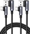 UGREEN USB C Cable 2-Pack 90 Degree