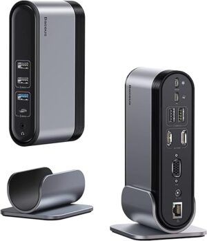 Baseus USB C Docking Station Dual Monitor