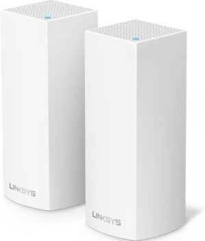 Linksys Velop Intelligent Mesh WiFi Router System AC2200 Tri-Band (2-Pack)