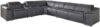 Blackjack Furniture Venice Leather Sectional Sofa With Recliners