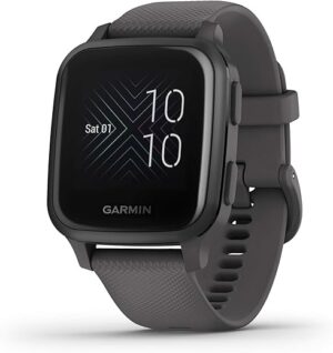 Amazon Renewed Venu Sq Music GPS Smartwatch, Black