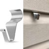 MIUKAA Vinyl Siding Hooks (4-Pack), Stainless Steel