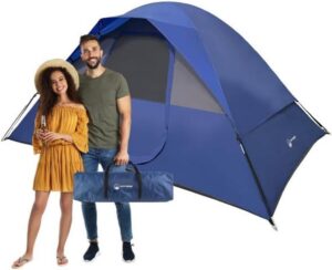 Wakeman Wakeman Family Camping Tent With Rain Fly