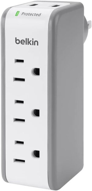 Belkin Wall Mount Surge Protector - 3 AC Outlets