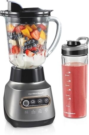 Hamilton Beach Wave Action Blender With 40oz Jar, 800 Watts