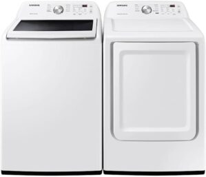 SAMSUNG White HE Top Load Washer/Dryer