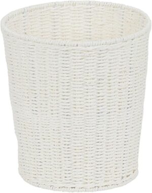 Household Essentials White Paper Rope Waste Basket
