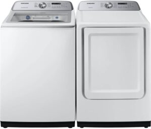 SAMSUNG White Top Load Washer/Dryer Pair