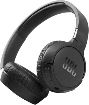 JBL Wireless On-Ear Headphones With Noise Cancellation - Black
