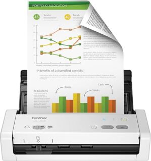 Brother Wireless Portable Desktop Scanner RADS1250W