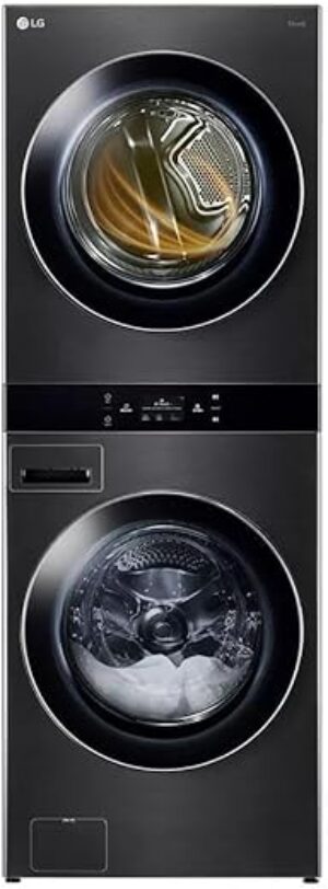 LG WKEX300HBA Front Load WashTower, Center Control