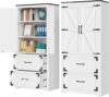 YITAHOME Wood File Cabinets With 2 Drawers