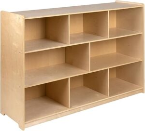 Flash Furniture Wooden Classroom Storage Cabinet, 36" H