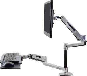 Ergotron WorkFit-LX Sit-Stand Monitor and Keyboard Arm