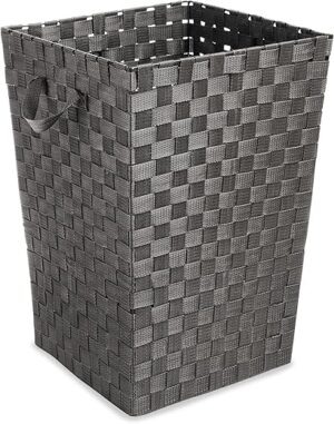Whitmor Woven Strap Laundry Hamper Espresso