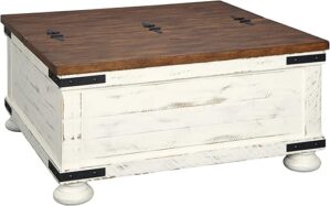 Signature Design by Ashley Wystfield Farmhouse Storage Coffee Table