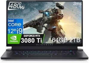Alienware x17 R2 Gaming Laptop, i9, 64GB, 2TB, RTX 3080 Ti