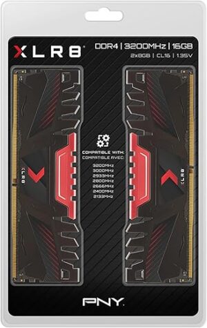 PNY XLR8 16GB DDR4 3200MHz Memory Kit MD16GK2D4320016AXR