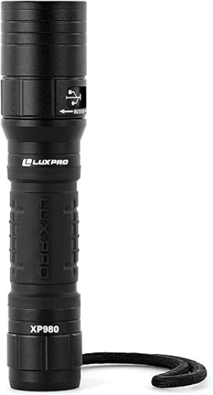 LUXPRO XP980 Pro Series Rechargeable LED Flashlight