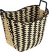 Household Essentials Zigzag Woven Paper Rope Basket