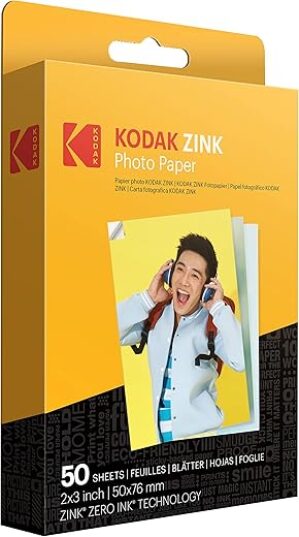 KODAK Zink 2"x3" Premium Photo Paper (50 Sheets)