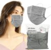 Wecolor 100 Pcs Disposable 3 Ply Face Masks
