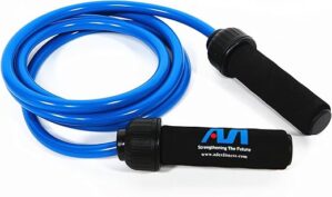 Ader Sporting Goods 2 lb Blue Weighted Jump Rope