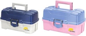 Plano 2-Tray Tackle Box, Blue Metallic, 620206