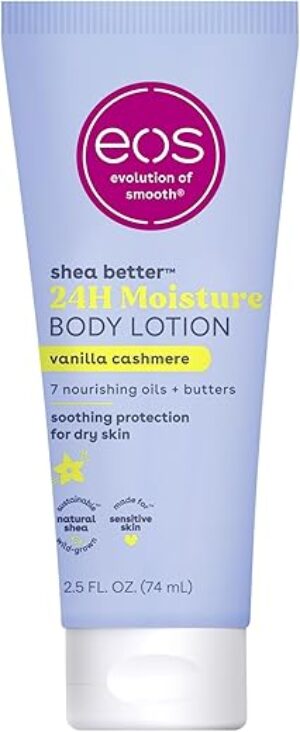 eos 24H Moisture Vanilla Cashmere Lotion, 2.5 fl oz