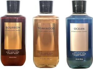 Bath & Body Works 3 Pack 2-in-1 Hair + Body Wash