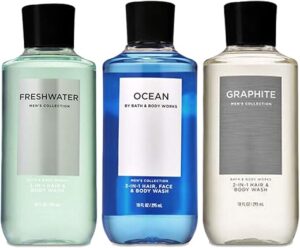 Bath & Body Works 3 Pack 2-in-1 Hair + Body Wash