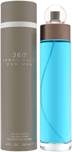 Perry Ellis 360 Eau De Toilette for Men – 6.8 Fl Oz