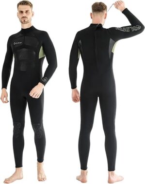 GoldFin 3mm Neoprene Wetsuit Fullsuit Back Zip